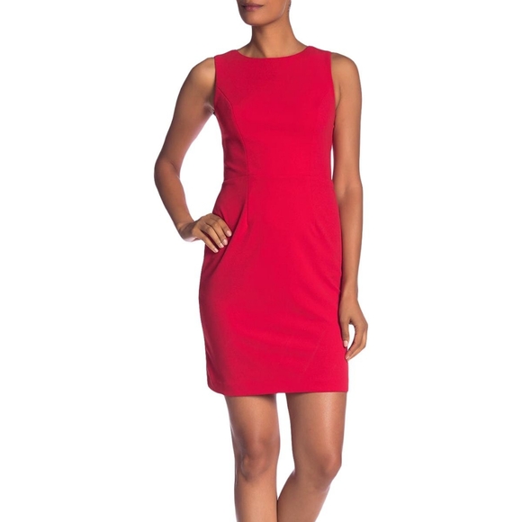 Betsey Johnson NWT red cross-strap back dress - Picture 1 of 8